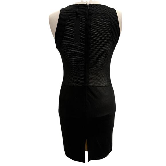 NWT Revolve Krisa Black Bodycon Mini Dress See Through Panels XS Sexy Classy - Picture 7 of 7
